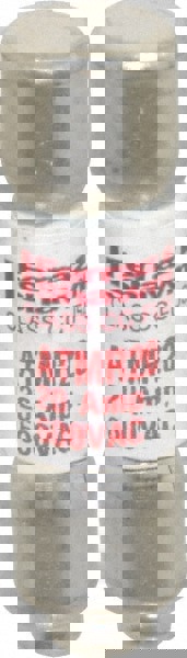 Cylindrical Fast-Acting Fuse: CC, 20 A, 10.3 mm Dia